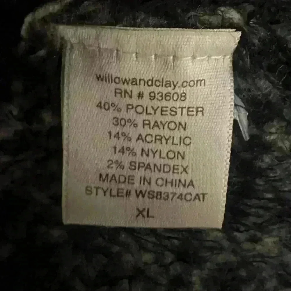 Super Soft Button Front Cardigan Animal Print XL - Picture 8 of 8